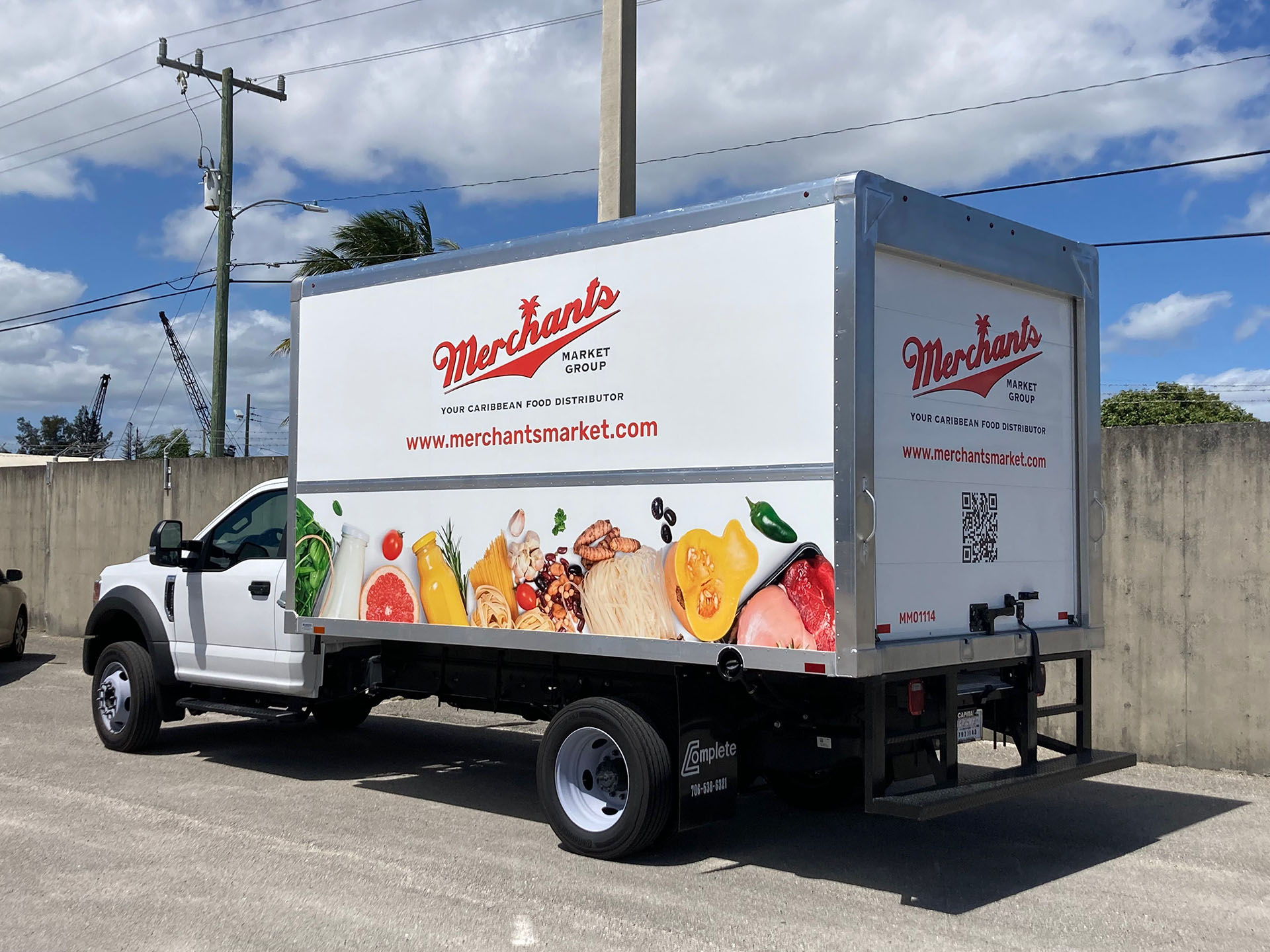 Merchants Market delivery truck